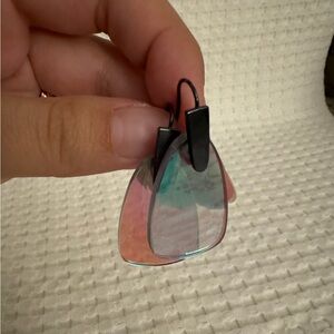 Limited Edition Kendra Scott Indigo Dichromic Navy Gunmetal Earrings